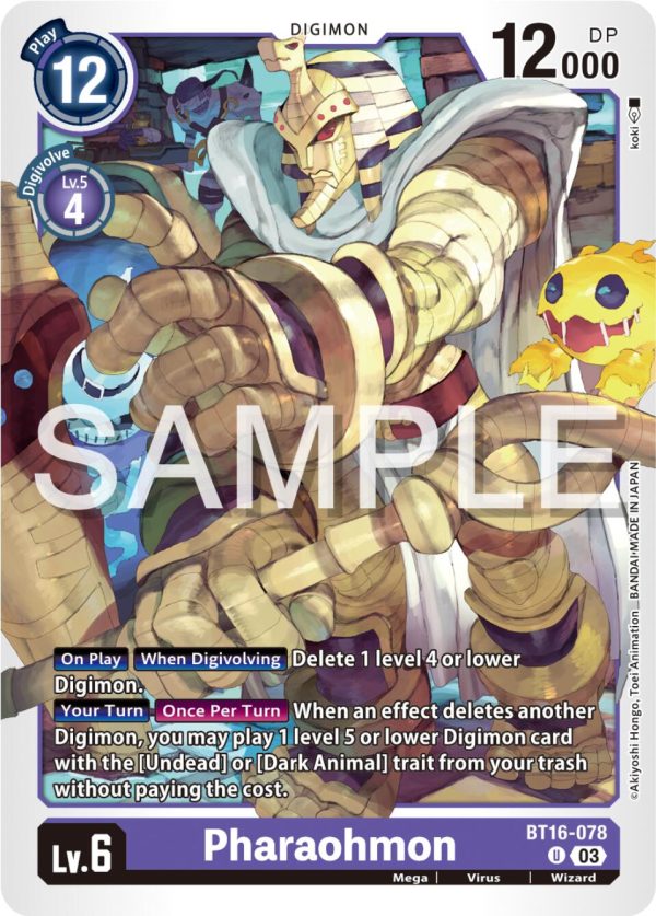 Pharaohmon [BT16-078] [Beginning Observer] Supply