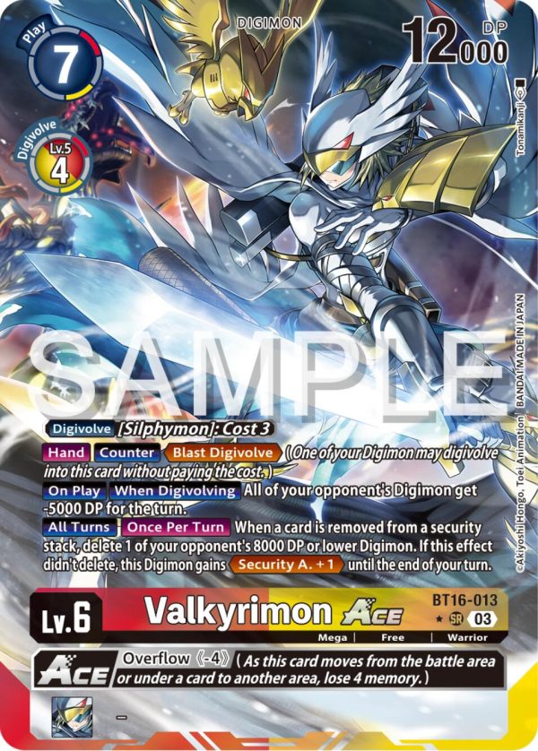 Valkyrimon Ace [BT16-013] (Alternate Art) [Beginning Observer] Online