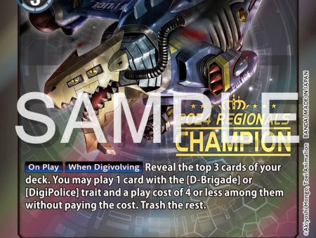 Cargodramon [BT14-064] (2024 Regionals Champion) [Blast Ace Promos] Fashion