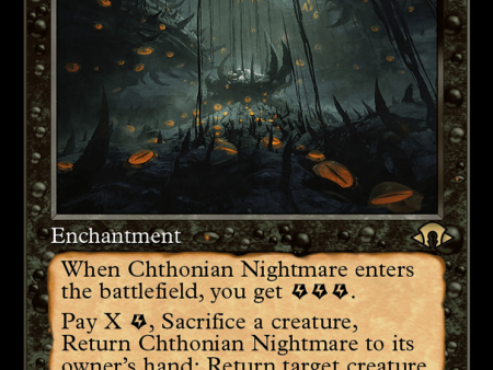 Chthonian Nightmare (Retro) [Modern Horizons 3] For Discount