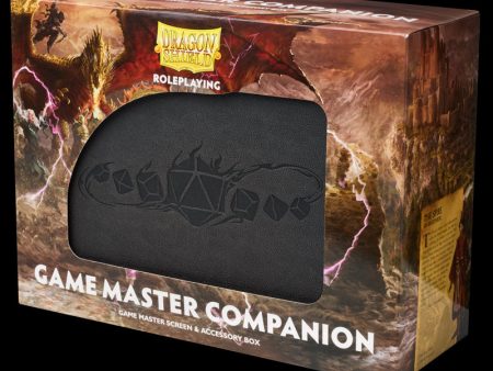 Dragon Shield - Game Master Companion: Screen & Accesory Box: Iron Grey Hot on Sale