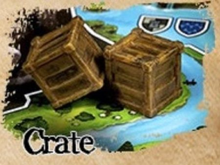 Sleeve Kings - Painted Plastic Resource Tokens: Crate (10ct) Hot on Sale