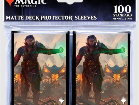 Ultra Pro - PRO-Matte 100ct Standard Deck Protector® sleeves for Magic: The Gathering: The Brothers  War Mishra on Sale