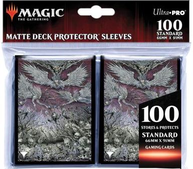 Ultra Pro - PRO-Matte 100ct Standard Deck Protector® sleeves for Magic: The Gathering: Double Masters 2022 V3 For Cheap