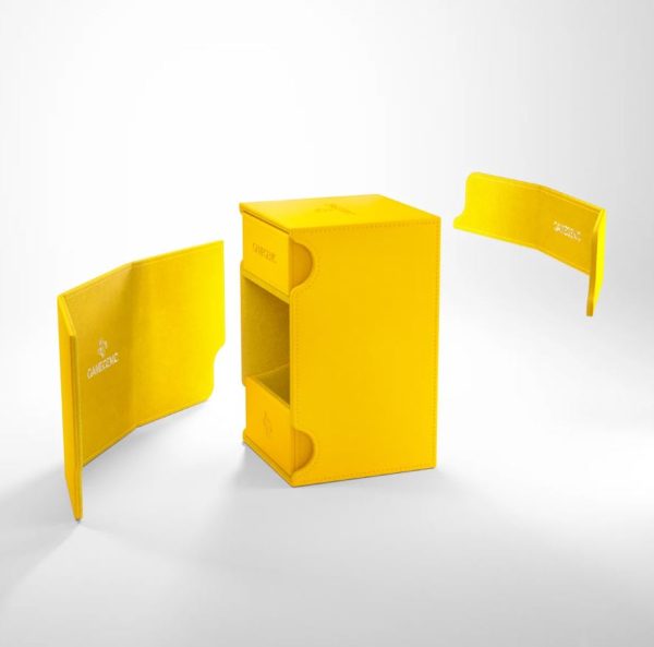 Gamegenic: Watchtower XL Convertible Deck Box Exclusive Edition - Yellow (100ct) Online now