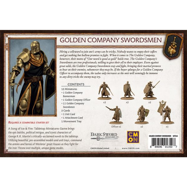 A Song of Ice & Fire: Golden Company Swordsmen Expansion on Sale