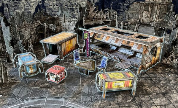 Battle Systems Scifi Terrain Trade Container Set (Import) Online Hot Sale