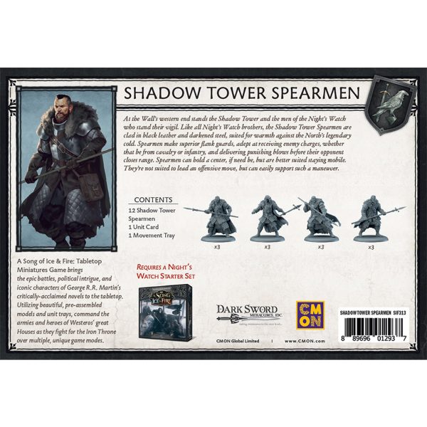 A Song of Ice & Fire: Tabletop Miniatures Game – Shadow Tower Spearmen Online now