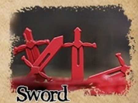 Sleeve Kings - Metal Alloy Resource Tokens: Sword (10ct) on Sale