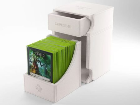 Gamegenic: Watchtower XL Convertible Deck Box Exclusive Edition - White (100ct) For Discount