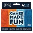 Bicycle Playing Cards - 4-Game Pack For Discount