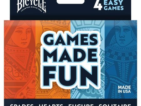 Bicycle Playing Cards - 4-Game Pack For Discount