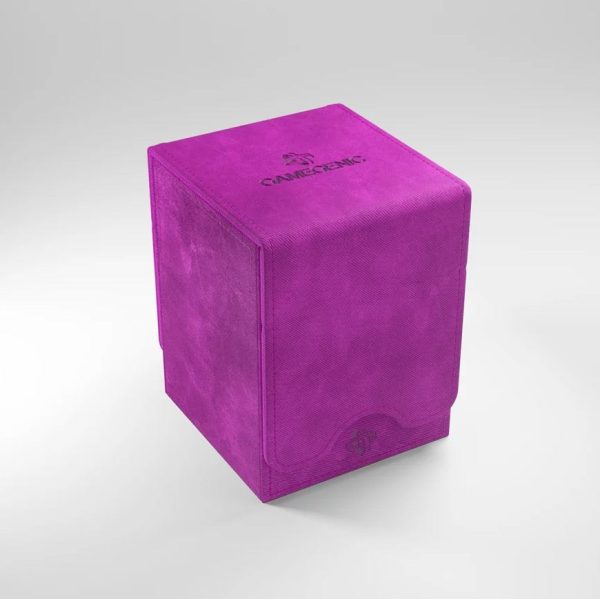 Gamegenic: Squire XL Convertible Deck Box Exclusive Edition - Purple (100ct) For Discount