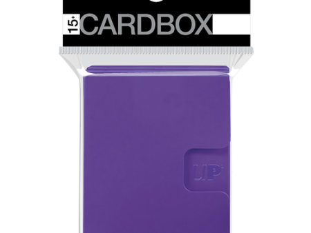 Ultra Pro - PRO 15+ Card Boxes 3-pack: Purple Hot on Sale