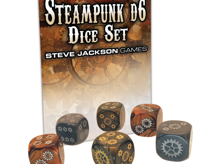 Steampunk D6 Dice Set Online Sale