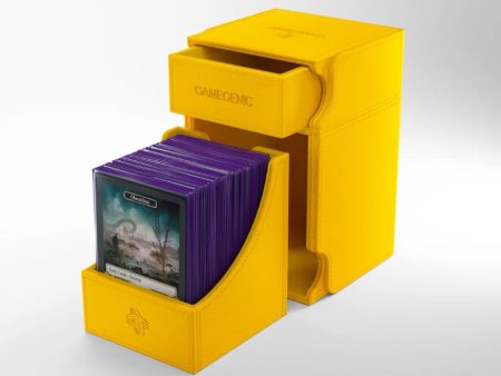 Gamegenic: Watchtower XL Convertible Deck Box Exclusive Edition - Yellow (100ct) Online now