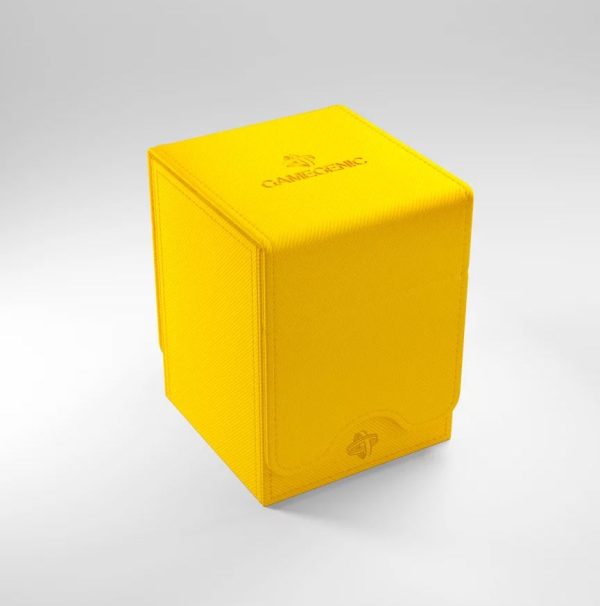 Gamegenic: Squire XL Convertible Deck Box Exclusive Edition - Yellow (100ct) Sale