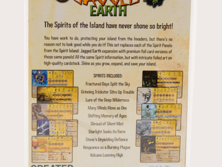 Spirit Island: Jagged Earth Foil Panels Hot on Sale