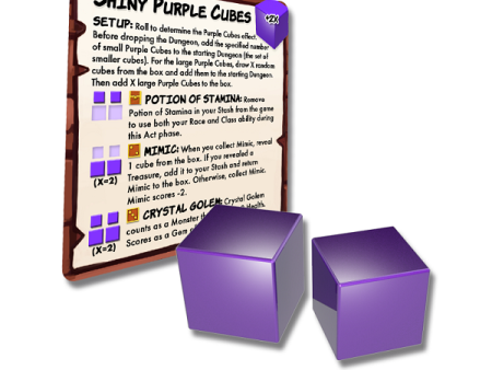 Dungeon Drop Shiny Purple Cubes For Cheap