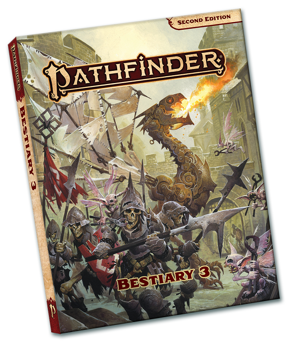 Pathfinder 2nd Edition - Bestiary 3 (Pocket Edition) For Sale