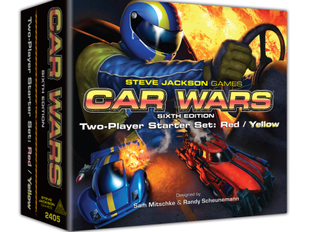 Car Wars (6th Edition) 2 Player Starter Red Yellow For Discount