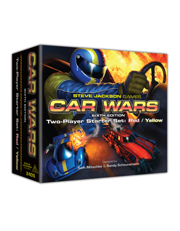 Car Wars (6th Edition) 2 Player Starter Red Yellow For Discount