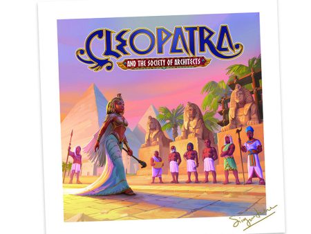 Cleopatra and the Society of Architects: Deluxe Edition - Original Coimbra Artwork Signed By The Game Designers on Sale