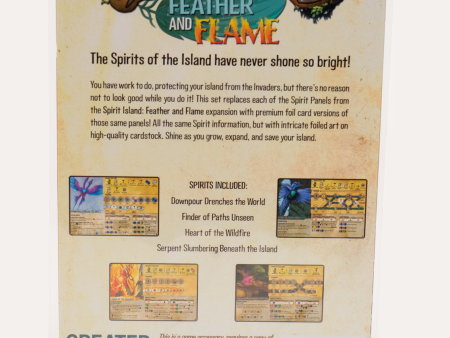 Spirit Island: Feather and Flame Foil Panels Sale