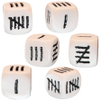 Tally Mark D6 Dice Set For Sale