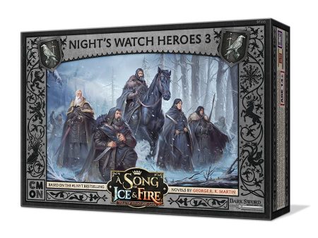 A Song of Ice & Fire: Tabletop Miniatures Game – Night s Watch Heroes III Hot on Sale