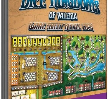 Dice Kingdoms of Valeria Game Sheet Refill Pack Cheap