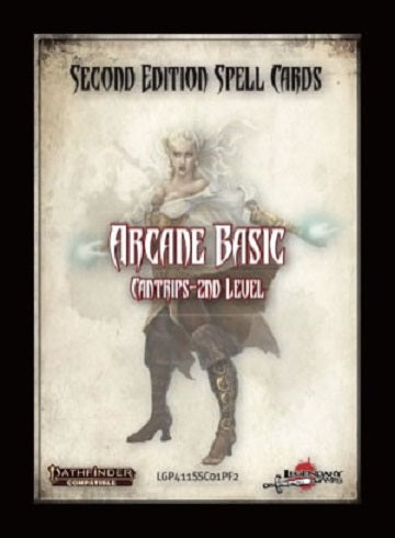 Pathfinder 2nd Edition - Spell Cards: Arcane Basic Online now