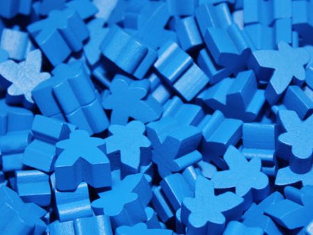 MeepleSource - Mini Meeples Pack (25 pcs) - Blue For Cheap