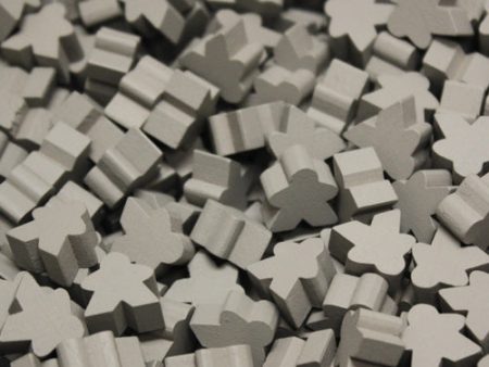 MeepleSource - Mini Meeples Pack (25 pcs) - Gray Online Hot Sale