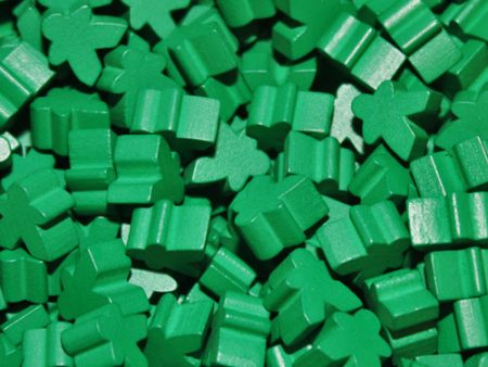 MeepleSource - Mini Meeples Pack (25 pcs) - Green Hot on Sale