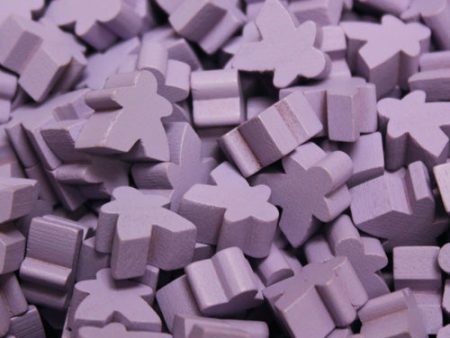 MeepleSource - Mini Meeples Pack (25 pcs) - Lavender Hot on Sale