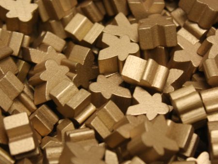 MeepleSource - Mini Meeples Pack (25 pcs) - Metallic Copper Hot on Sale