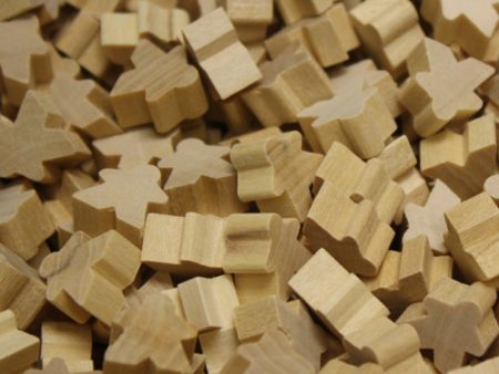 MeepleSource - Mini Meeples Pack (25 pcs) - Unpainted For Discount