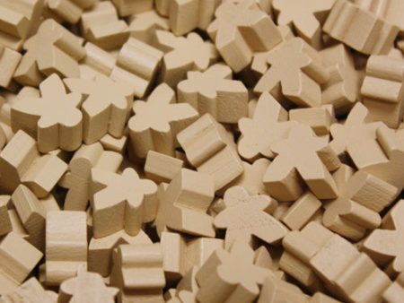 MeepleSource - Mini Meeples Pack (25 pcs) - Tan Online